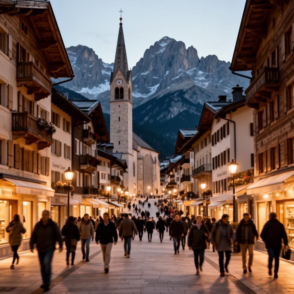 Spring in Cortina d'Ampezzo: cortina wakes up slowly
